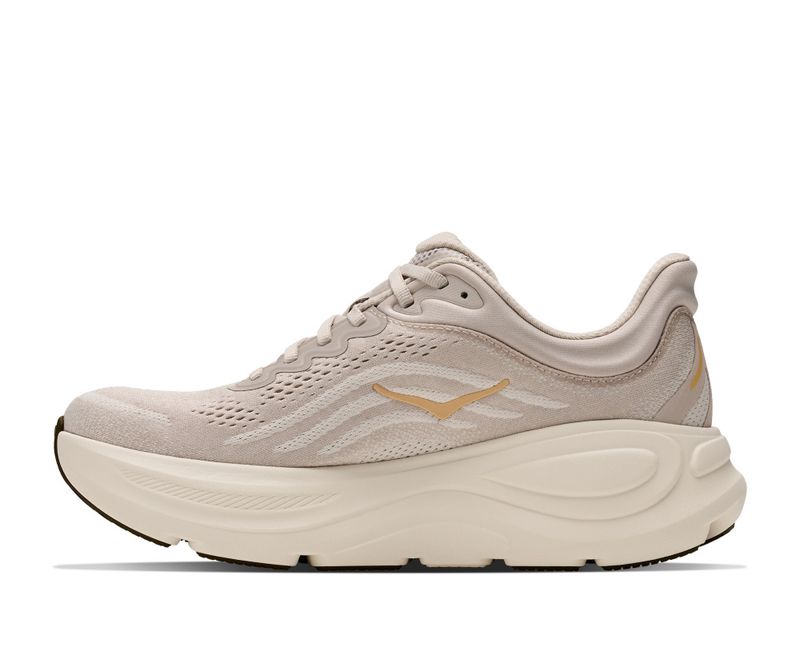 Hoka W Bondi 9 River Rock Grey/Alabaster